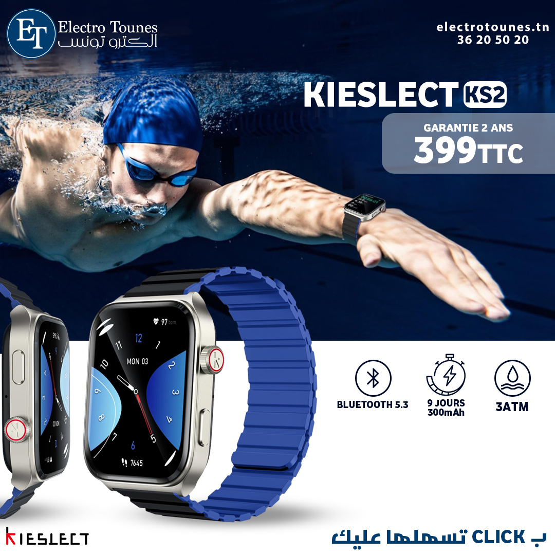 SMART WATCH KIESLECT KS2 GRIS SPACE