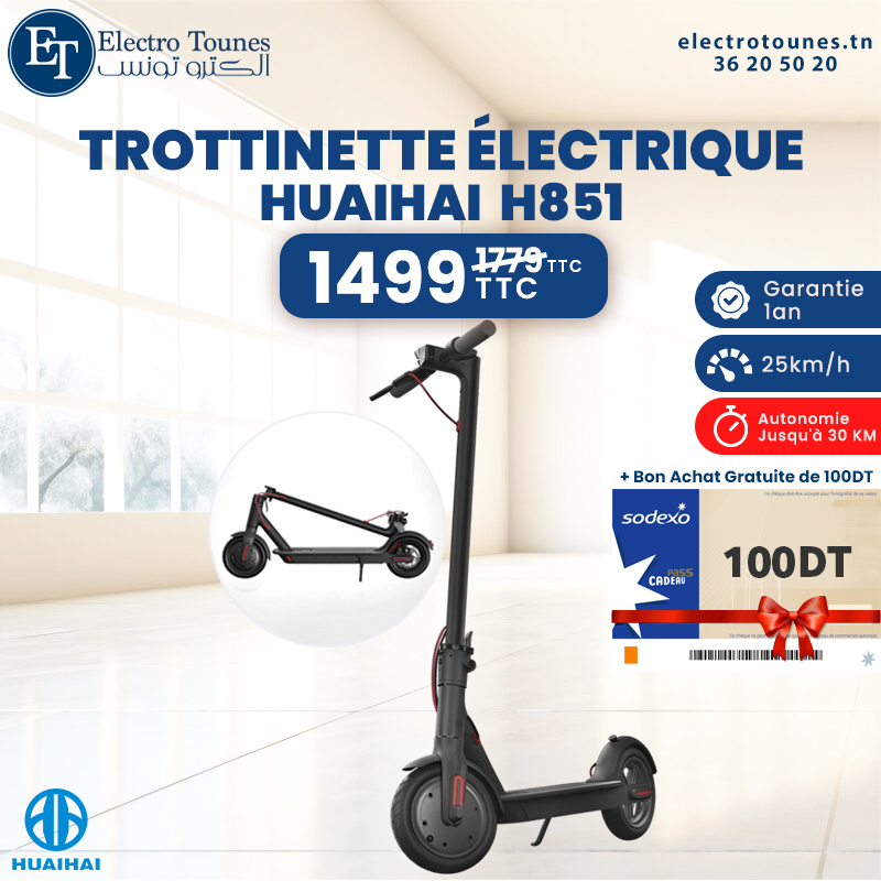 TROTTINETTE ELECTRIQUE HUAIHAI H851